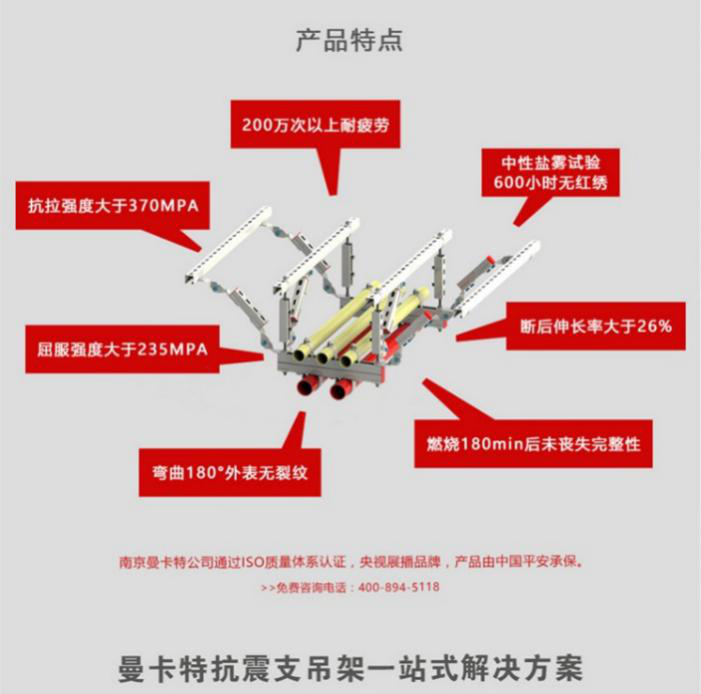 抗震支架，就選曼卡特，央視展播品牌，中國平安承保